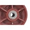 Vestil Ductile Steel Wheel 8x3 6K Maroon WHL-DS-8X3 - alternate 4